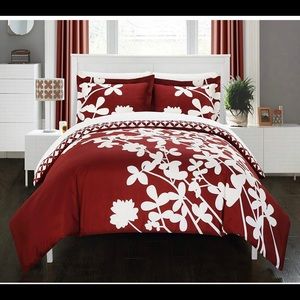 Calla Lily king duvet set